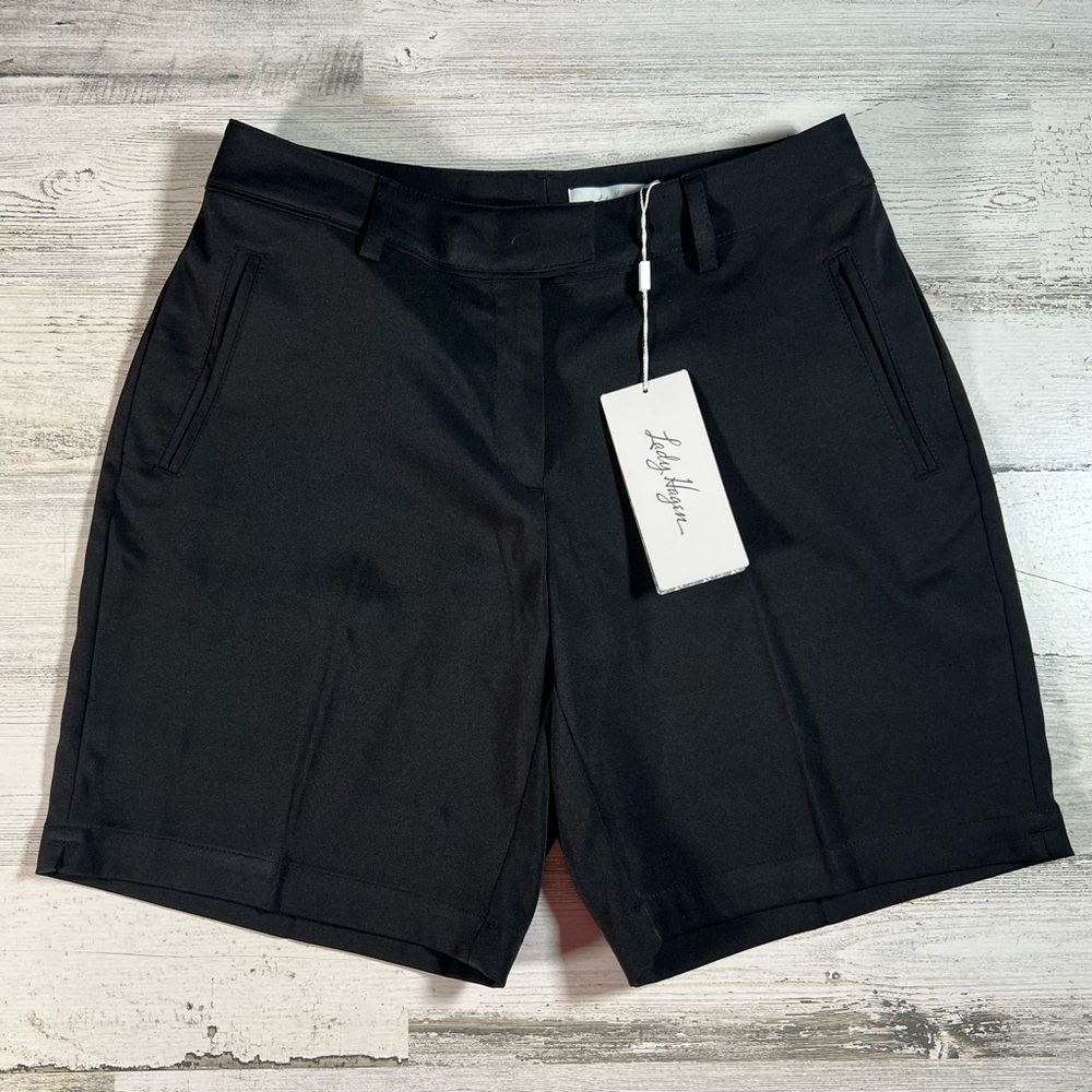 Lady Hagen Women’s Missy Core Golf Athletic Shorts Black Size 2 NWT